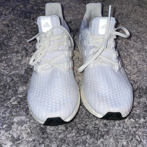 womens white ultra boost sneakers- great condition